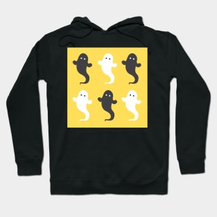 Yellow ghost t shirt design Hoodie